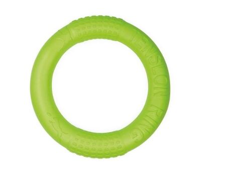 Record hračka pro psa plovací kruh 18 cm, EVA pěna, zelená