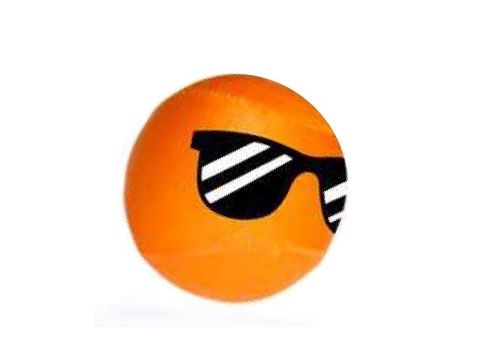 Record hračka pro psa plovací míček průměr 7 cm oranžová