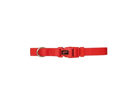 Nayeco obojek Basic Rojo nylon červený 20 mm x 40 - 55 cm