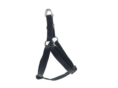 Nayeco postroj Basic Negro nylon černý 20 mm x 35 -50 cm