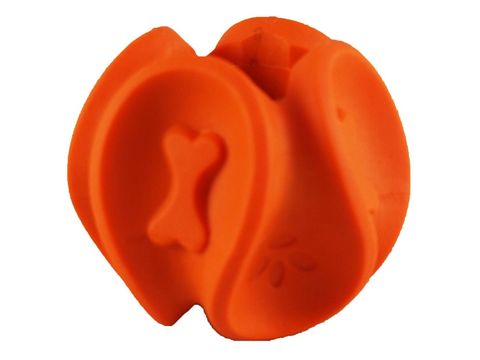 Magnum hračka pro psa míček special 7x 7 cm tvrdá guma oranžová