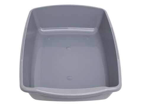 Aquael WC pro kočky klasik šedá 38 x14 x 52,5 cm