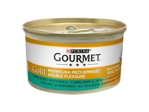 Gourmet gold 85 g králík +játra gril masové kousky SLEVA