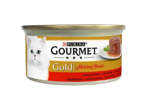 Gourmet gold Melting heart 85 g hovězí paštika SLEVA 