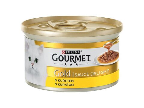 Gourmet gold Delight 85 g kuře ve šťavnaté omáčce SLEVA  