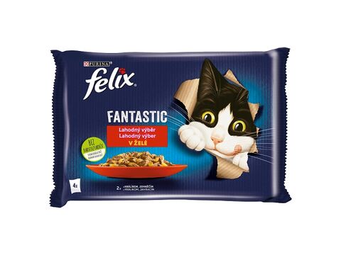 Felix Fantastic masové hody v želé 4 x 85 g králík, jehně 