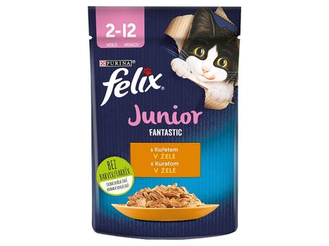 Felix fantastic Junior kuře v želé 85 g 