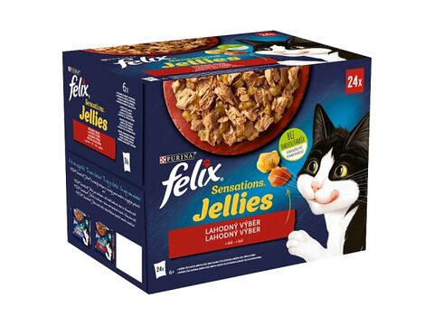 Felix Sensations Jellies masový výběr 24 x 100 g
