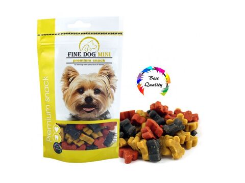 Fine Dog Mini kostičky soft mix 100 g  