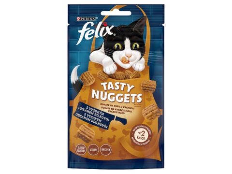 Felix Tasty Nuggets 50 g kuře, kachna