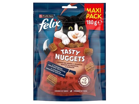 Felix Tasty Nuggets 180 g hovězí, jehně