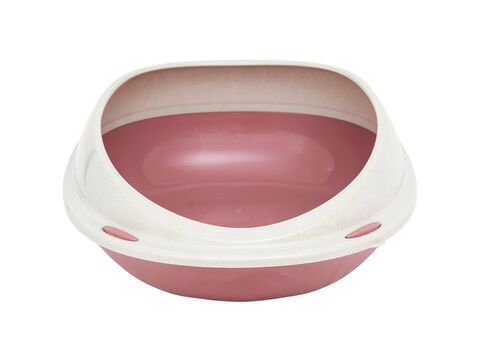 Aquael WC pro kočky MED růžová 40 x 17 x 50 cm