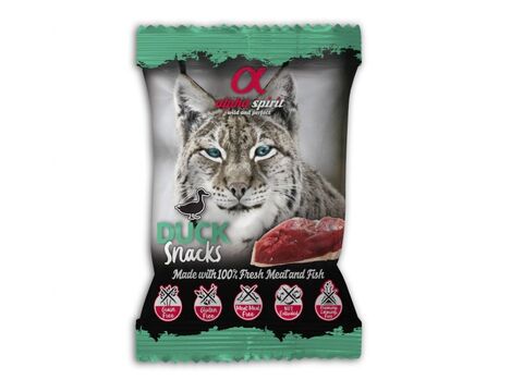 Alpha Spirit Cat Duck Snacks 50 g kachna,kuře,ryba 16.059 