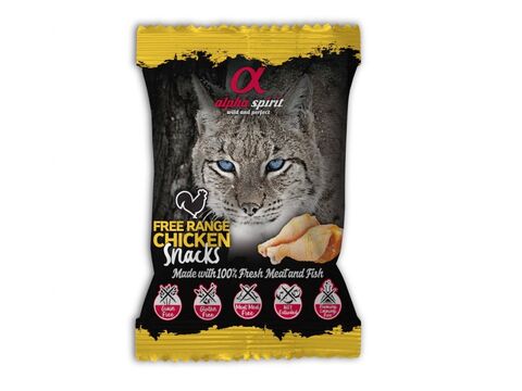 Alpha Spirit Cat Free range Chicken Snacks 50 g kuře,ryby,játra 16.060 