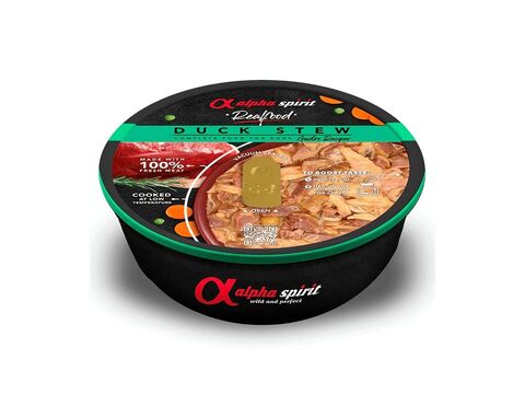 Alpha Spirit Real Food Duck 280g v omáčce do MW  3.280
