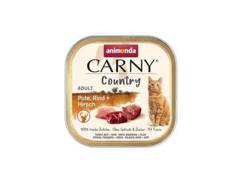 Animonda Carny Country adult 100 g krůta hovězí, jelen paštika