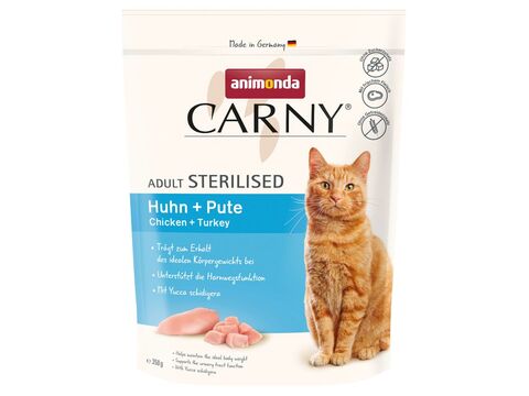 Animonda Carny Sterilised - kuře + krůta 350 g