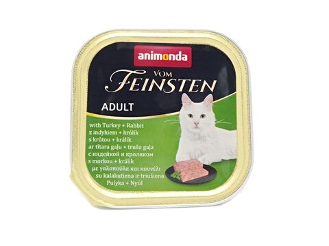 Animonda Vom Feinsten adult 100 g krůta a králík paštika pro kočky