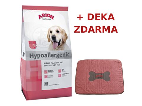 Arion Health&Care Hypoallergenic 12 kg losos rýže + Arion podložka