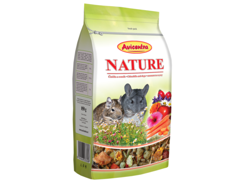 Avicentra Nature 850 g činčila + osmák 