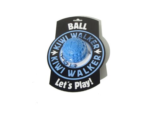 Kiwi Walker hračka pro psa plovací míček z TPR pěny, průměr 7 cm modrá