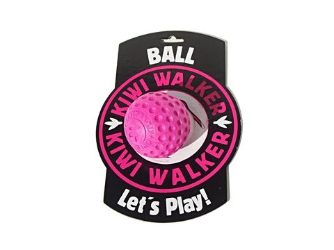Kiwi Walker hračka pro psa plovací míček z TPR pěny, průměr 7 cm růžová