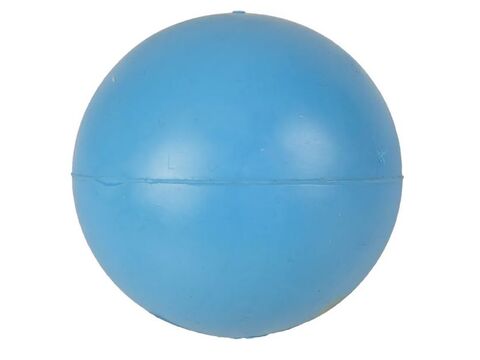Flamingo hračka pro psa míč průměr 9 cm tvrdá guma modrá
