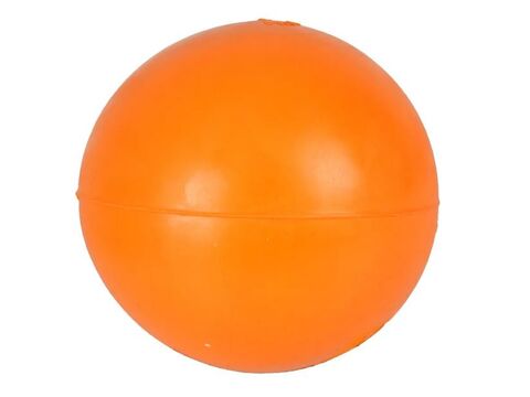 Flamingo hračka pro psa míč XXL průměr 9 cm tvrdá guma oranžová