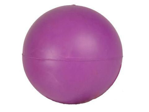 Flamingo hračka pro psa míč XXL průměr 9 cm tvrdá guma fialová