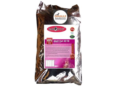 Bardog Cat adult 32/18 super prémium 10 kg