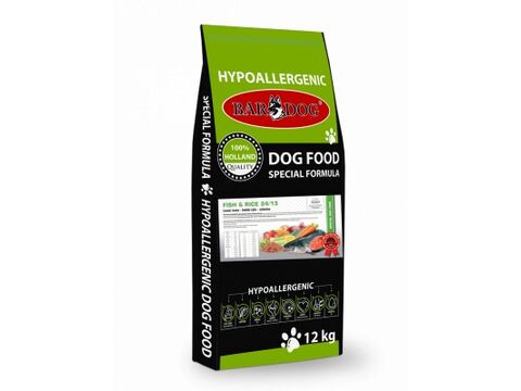 Bardog hypoalergenní Fish & rice 24/13, 12 kg 