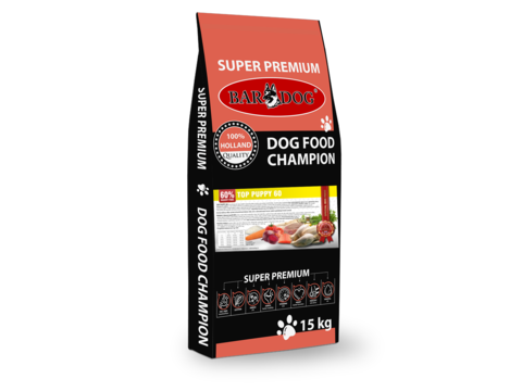 Bardog TOP Puppy 60 28/15 15 kg granule lisované za studena 