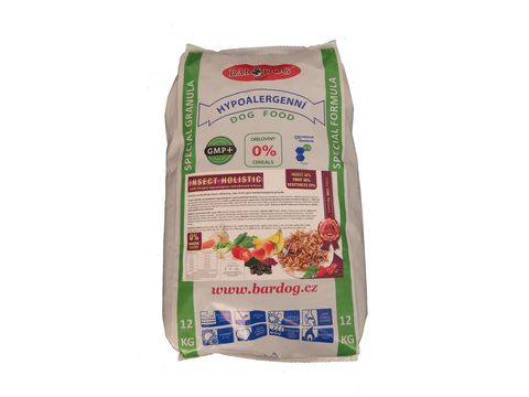 Bardog adult Insect Holistic 12 kg 22/12 insect 30%, fruit 30%, vegetables 28%, 