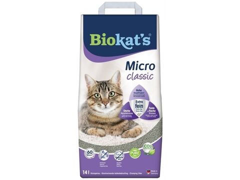 Biokat"s Micro Classic podestýlka 14 l / 13,3 kg