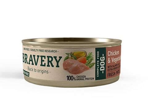 Bravery dog mini adult 80 g chicken