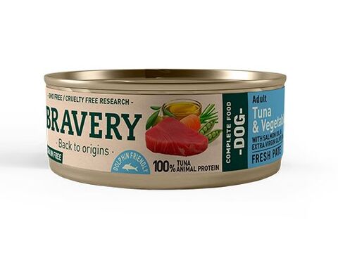 Bravery dog mini adult 80 g tuna