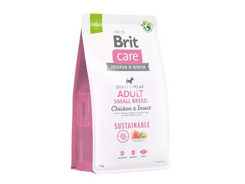 Brit Care Dog Sustainable Adult Small Breed 7 kg chicken + insect