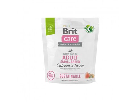 Brit Care Dog Sustainable Adult Small Breed 1 kg chicken + insect