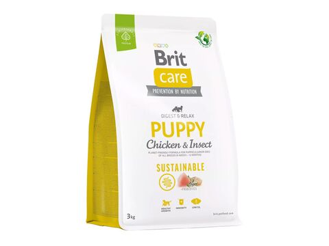 Brit Care Dog Sustainable Puppy 3 kg chicken + insect 