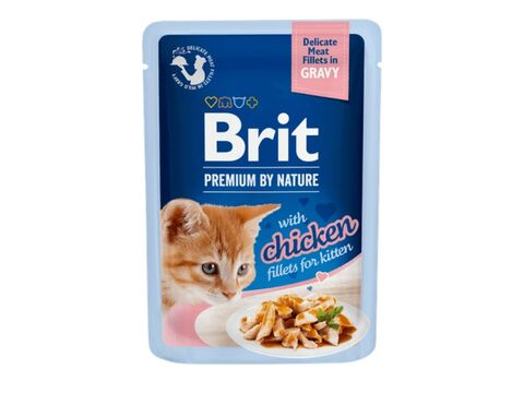 Brit Premium Cat Delicate Fillets Kitten 85 g