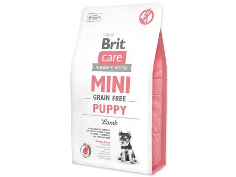 Brit Care Puppy mini Grain Free Lamb 2 kg + dárek Brit Mono Protein Beef 400 g 