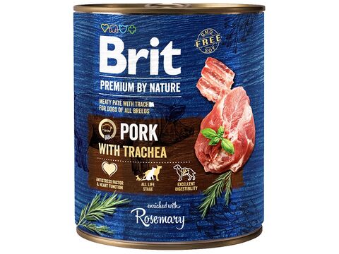 Brit premium by Nature Pork with Trachea 800 g   