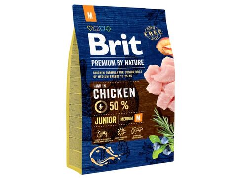 Brit Premium by Nature Junior M 1 kg  