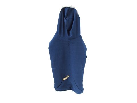 Nayeco mikina pro psa Marino s kapucí zateplená modrá 45 cm, real 40 cm obvod 60 cm