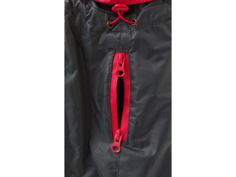 Nayeco deka pro psa X-Trek šusťákový zateplený černo červený 40 cm obvod 48-53 cm 