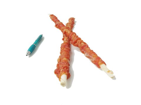 Hanny Food 100%  2 buvolí MAXI tyčinky s kuřecím masem 230 g 45 cm 