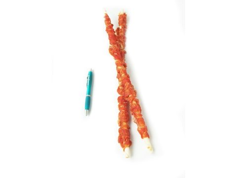 Hanny Food 100%  2 buvolí MAXI tyčinky s kuřecím masem 230 g 45 cm 