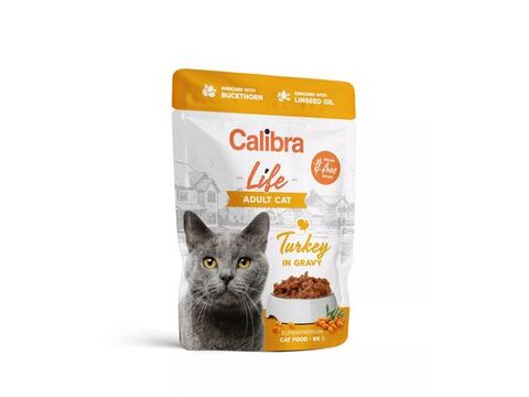Calibra Cat Life kapsa Adult Turkey in gravy 85 g