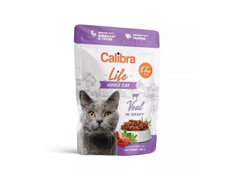 Calibra Cat Life kapsa Adult Veal in gravy 85 g