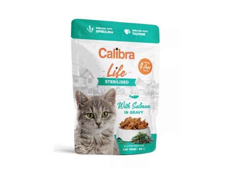 Calibra Cat Life kapsa Sterilised Salmon in gravy 85 g